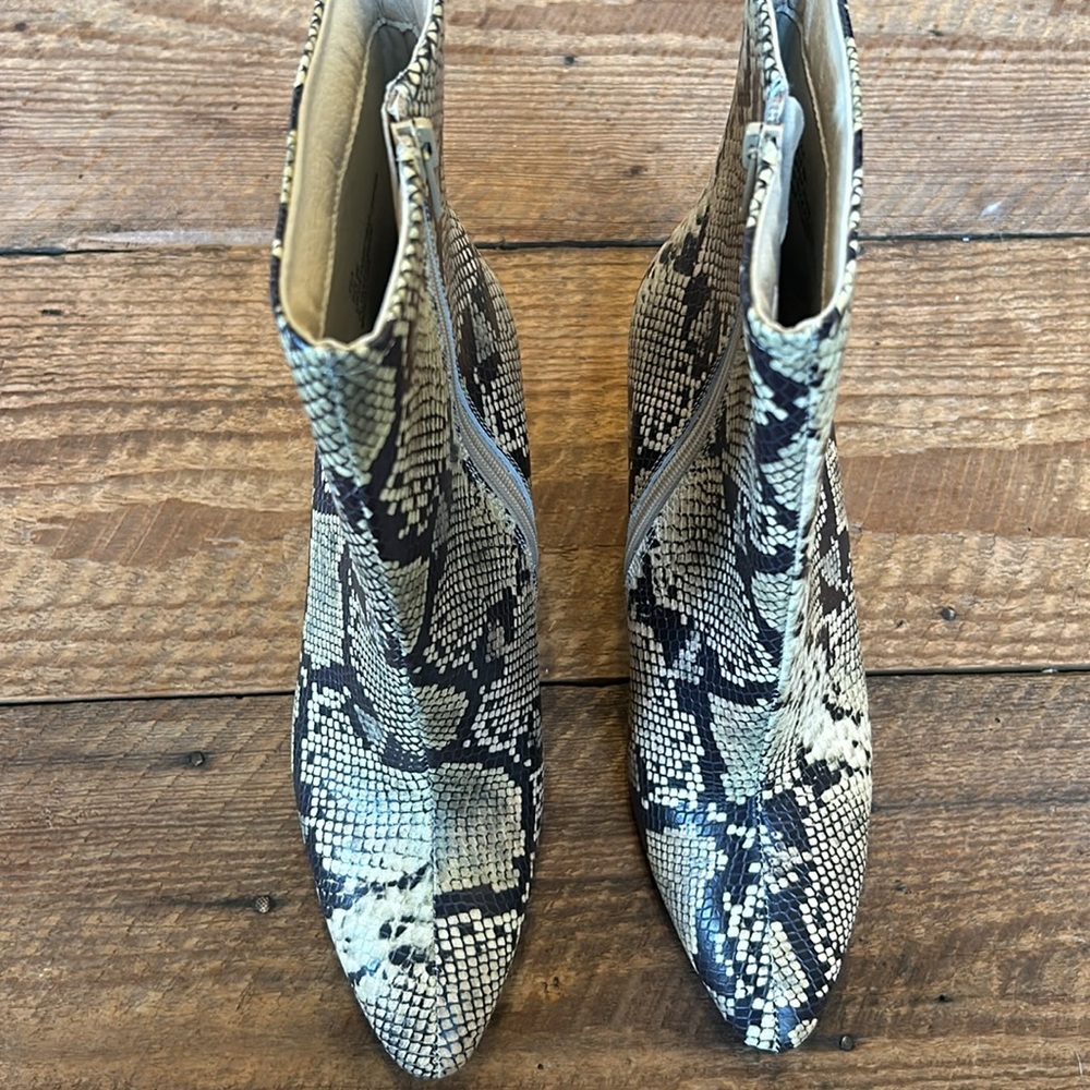 Matisse Kaia Snakeskin Pattern Wedge Boot - image 3